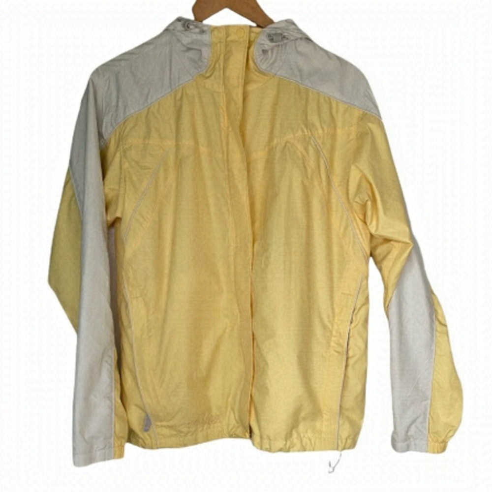 BUTTER Yellow Columbia Windbreaker with hood